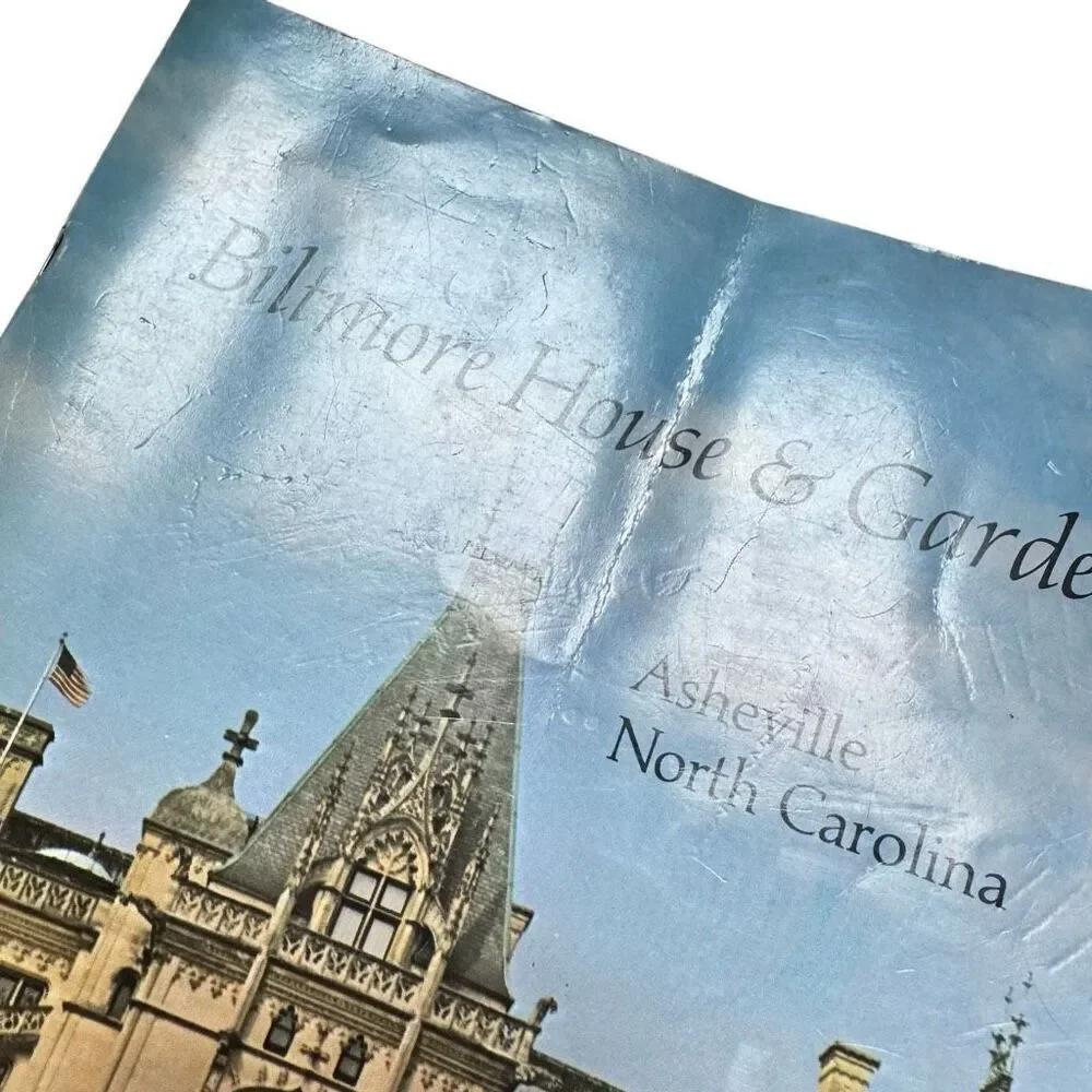1979 Biltmore House & Gardens Brochure Visitor Guide Asheville North Carolina